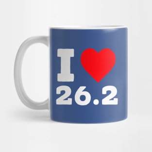 I love Marathons - Marathon tee Mug